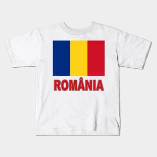 The Pride of Romania - Romanian Flag and Language Kids T-Shirt